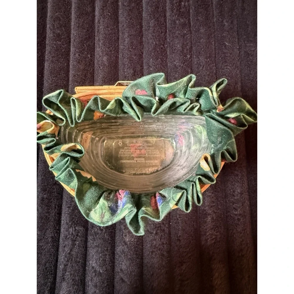 1998 MINI LONGABERGER WALL HANGING / FREE STANDING BASKET W/ PROTECTOR/ Liner